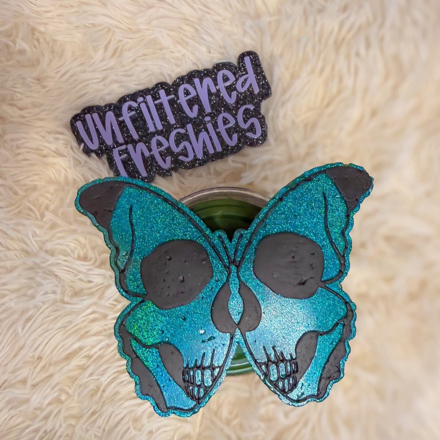 Skeleton Butterfly Silicone Freshie Mold - Red River Mold Co