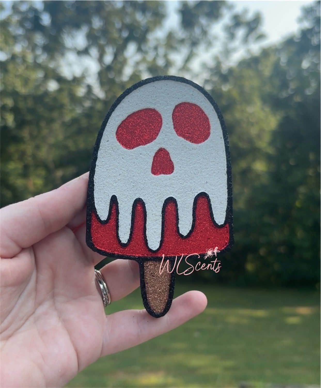 Skeleton Drippy Ice - cream Silicone Freshie Mold - Red River Mold Co