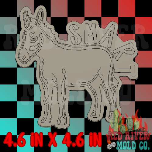 Smart Ass Silicone Freshie Mold - Red River Mold Co