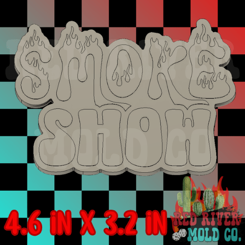 Smoke Show silicone freshie mold - Red River Mold Co