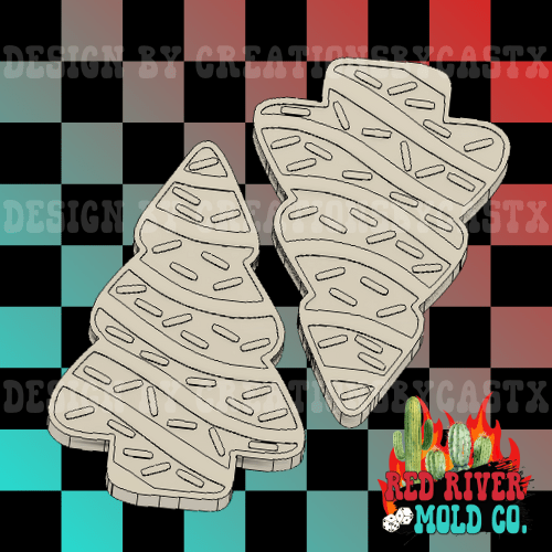 Snack Cake Silicone Double Vent Freshie Mold - Red River Mold Co