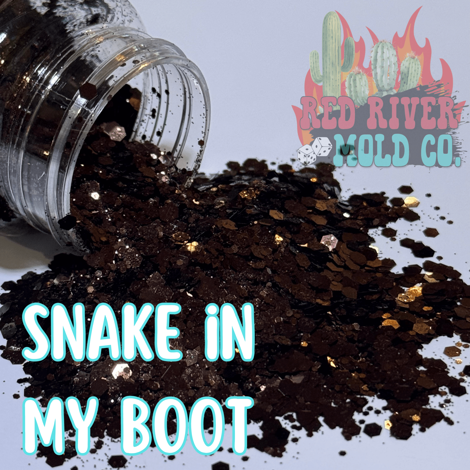 Snake In My Boot Premium Chunky Glitter (Metallic) - Red River Mold Co
