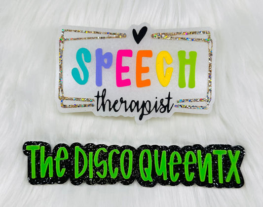 Speech Therapist Silicone Freshie Mold - Red River Mold Co