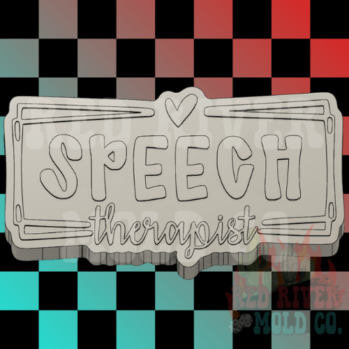 Speech Therapist Silicone Freshie Mold - Red River Mold Co