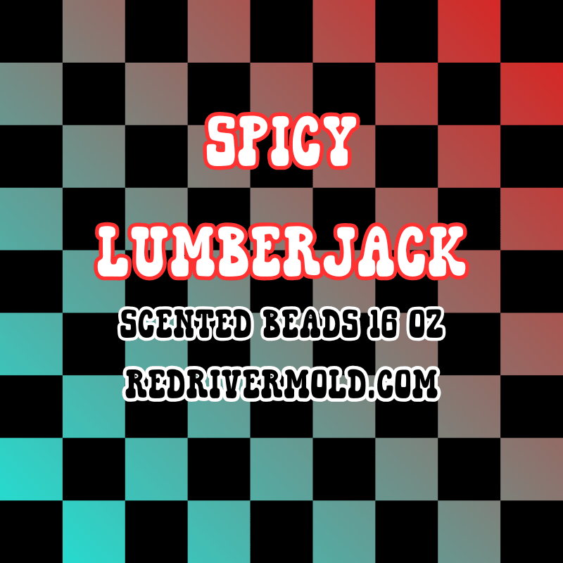 Spicy Lumber Jack Scented Aroma Beads 16 oz - Red River Mold Co