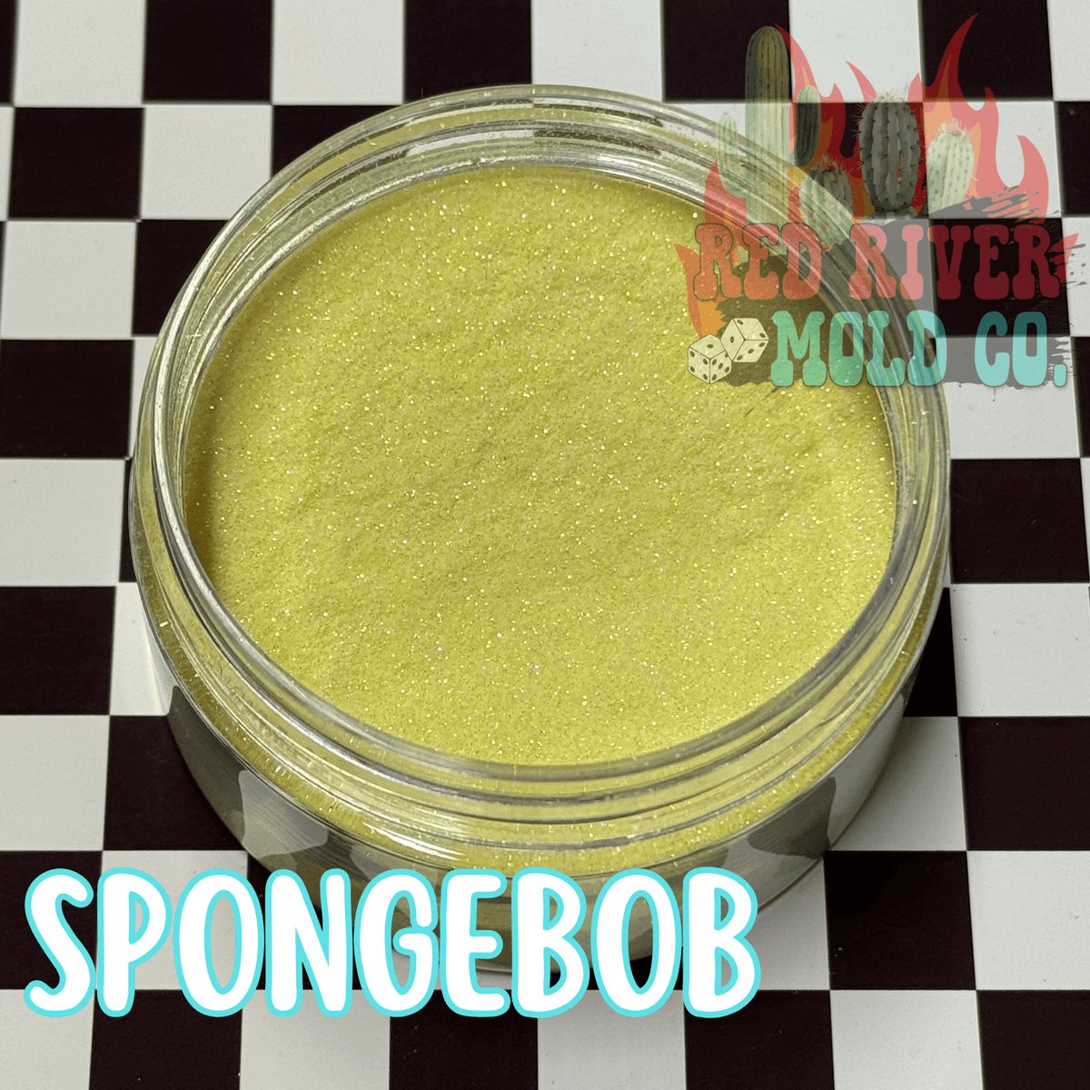 SpongeBob Premium Ultra Fine Glitter Dust (1/256) Iridescent - Red River Mold Co