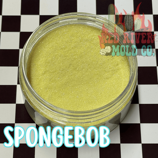 SpongeBob Premium Ultra Fine Glitter Dust (1/256) Iridescent - Red River Mold Co