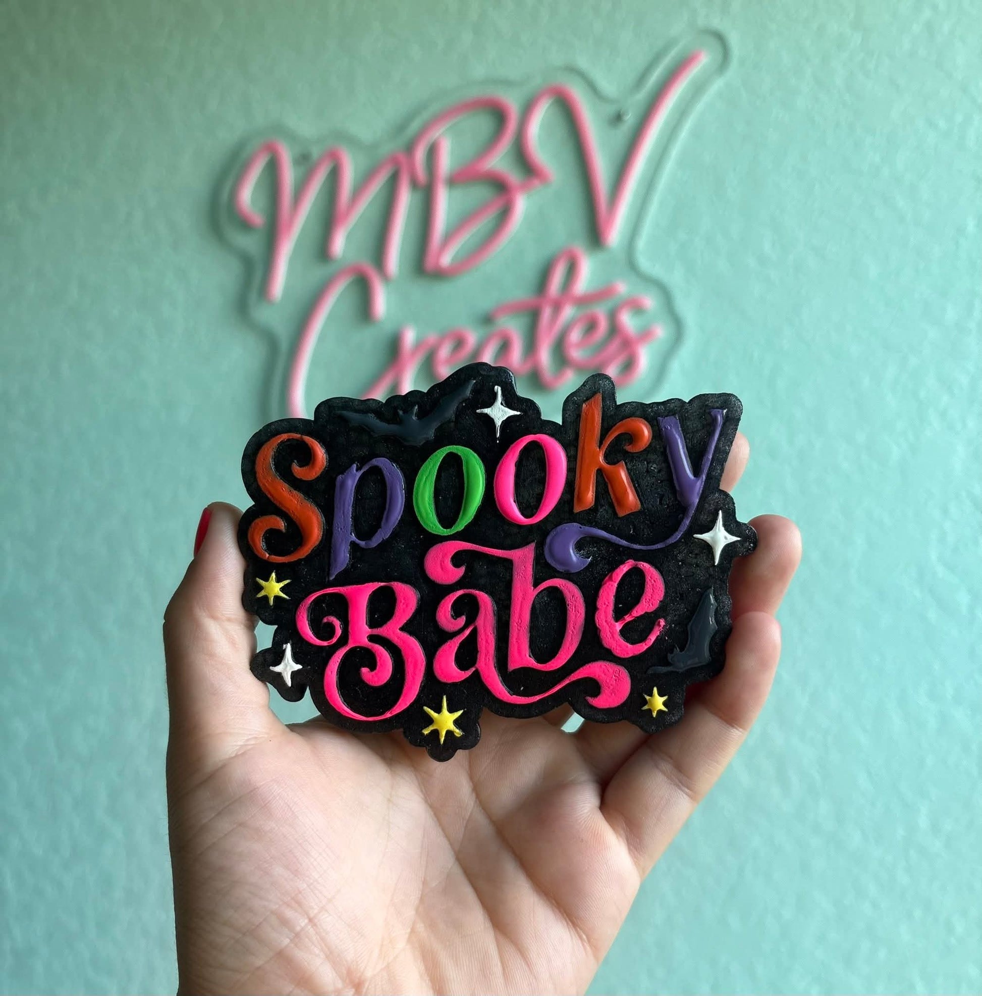 Spooky Babe Silicone Freshie Mold - Red River Mold Co