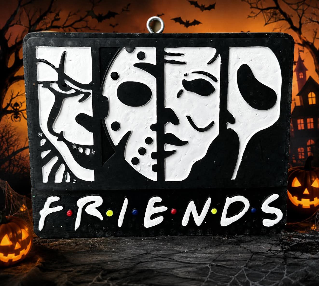 Spooky Scary Friends Silicone Freshie Mold - Red River Mold Co
