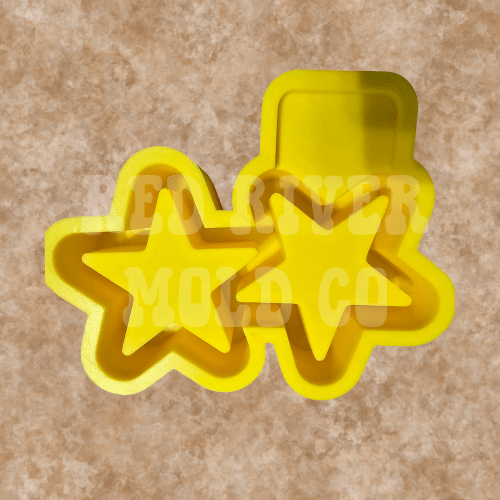 Star Silicone Vent Freshie/wax melt Mold - Red River Mold Co
