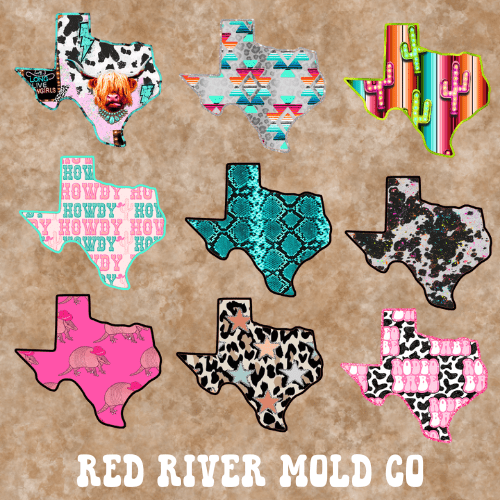 State of Texas mold & cardstock bundle - Red River Mold Co