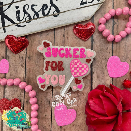 Sucker For You Silicone Freshie Mold - Red River Mold Co