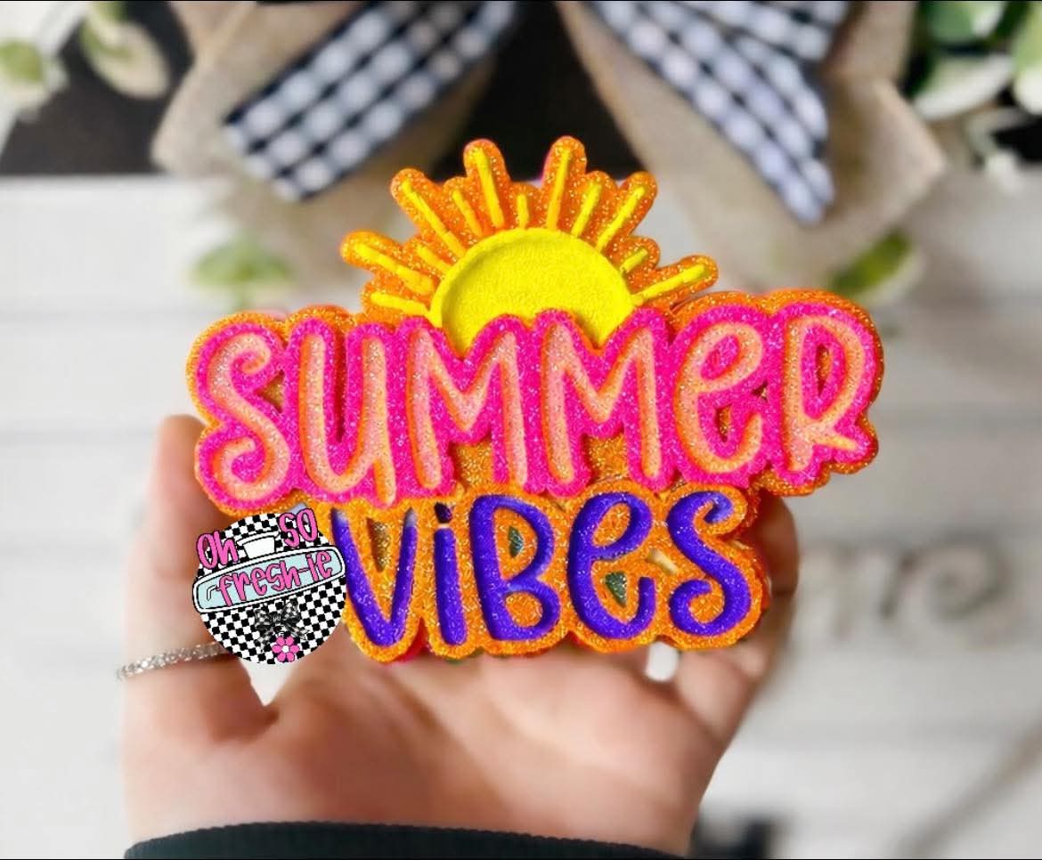Summer Vibes Silicone Freshie Mold - Red River Mold Co