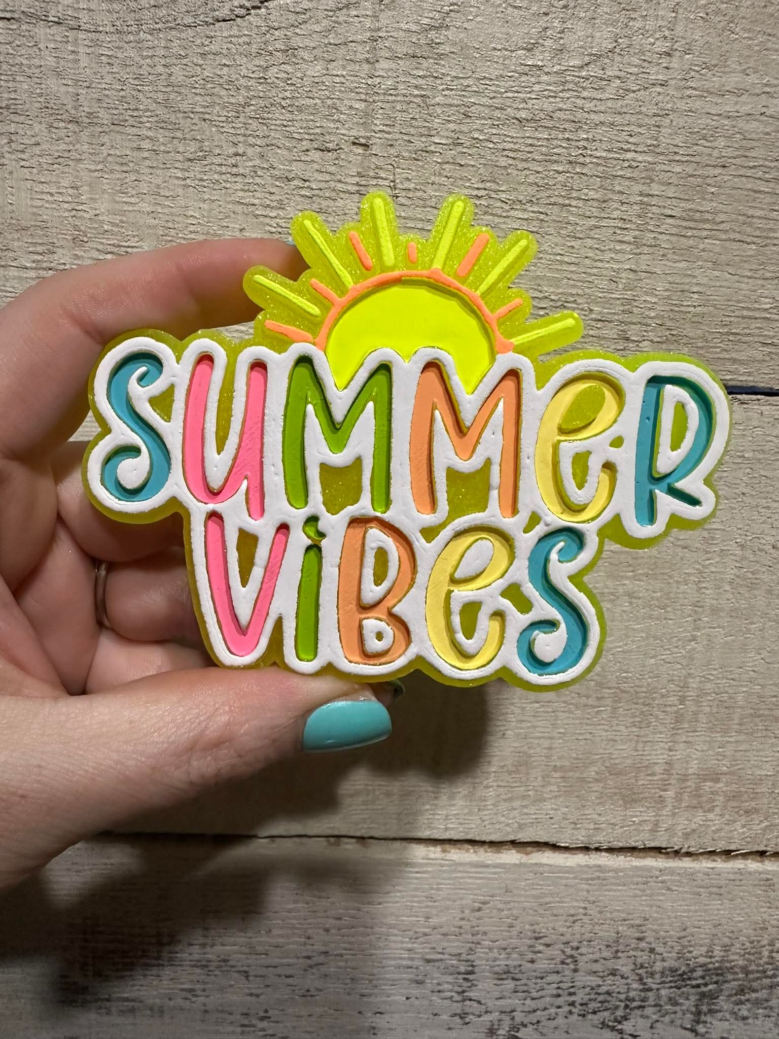 Summer Vibes Silicone Freshie Mold - Red River Mold Co