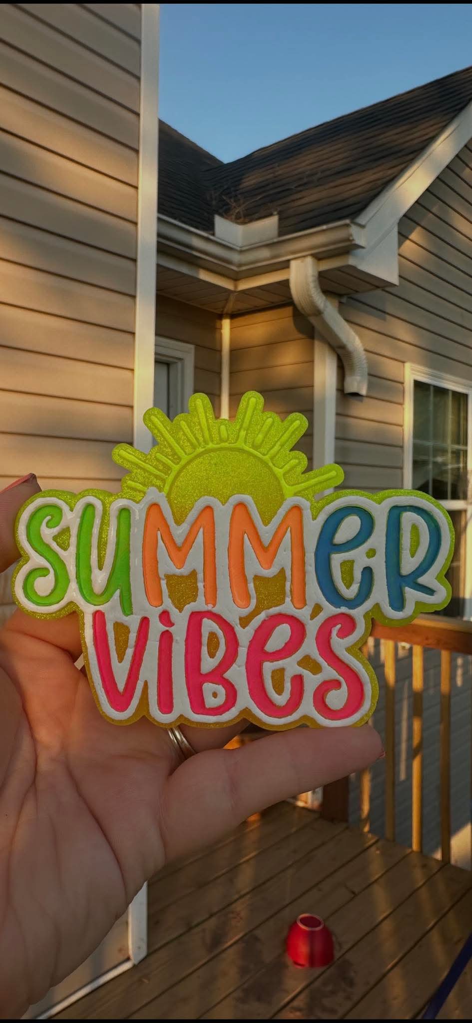 Summer Vibes Silicone Freshie Mold - Red River Mold Co