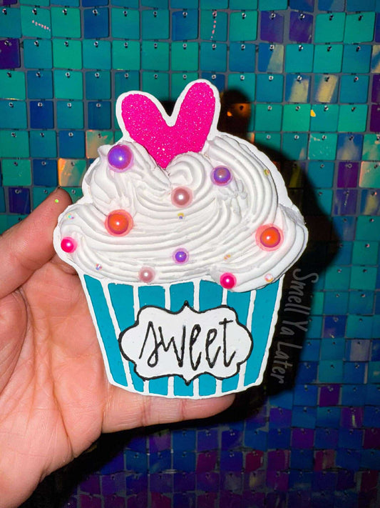 Sweet Cupcake Silicone Freshie Mold - Red River Mold Co