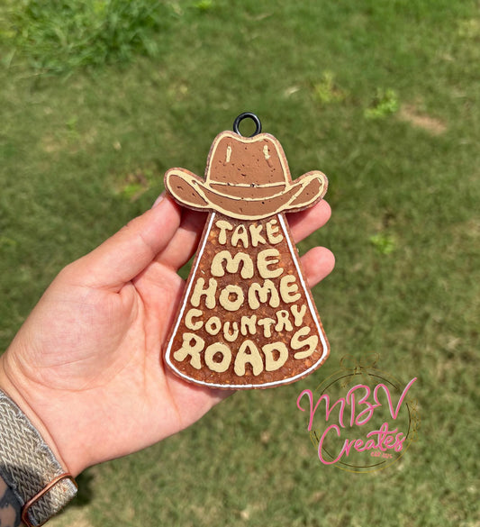 Take Me Home Country Roads Silicone Freshie Mold - Red River Mold Co
