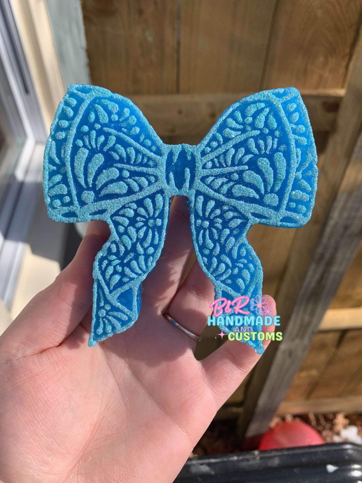 Talavera Bow Silicone Freshie Mold - Red River Mold Co
