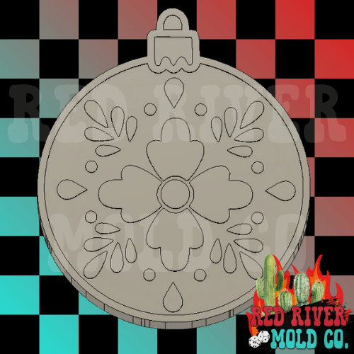 Talavera Ornament Silicone Freshie Mold - Red River Mold Co