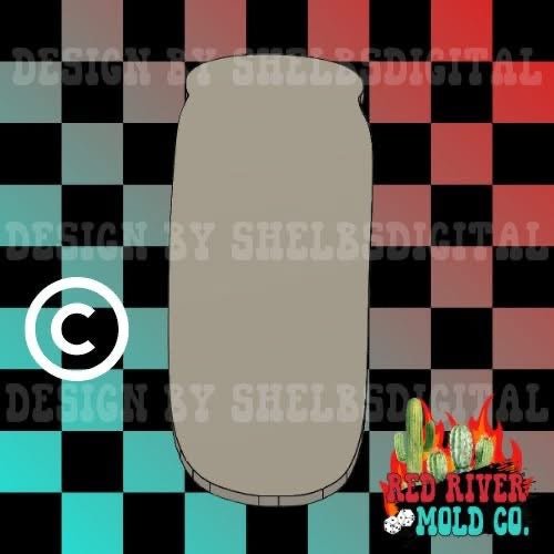 Tall Can Insert Base Silicone Freshie Mold - Red River Mold Co