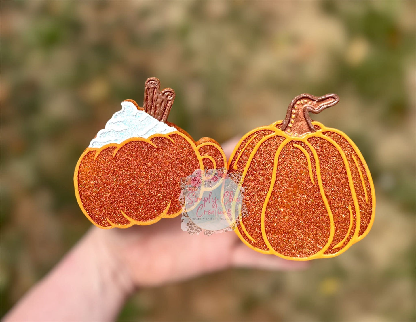 Tall Dotted Pumpkin Silicone Freshie Mold - Red River Mold Co