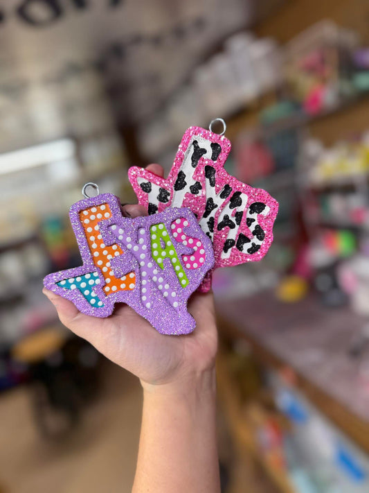 Texas Inside State Silicone Freshie Mold - Red River Mold Co