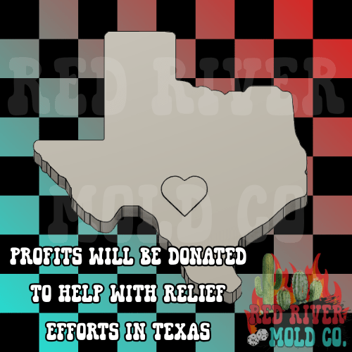 Texas Strong Silicone Freshie Mold - Red River Mold Co