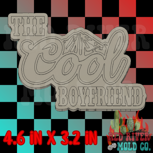 The Cool Boyfriend Silicone Freshie Mold - Red River Mold Co