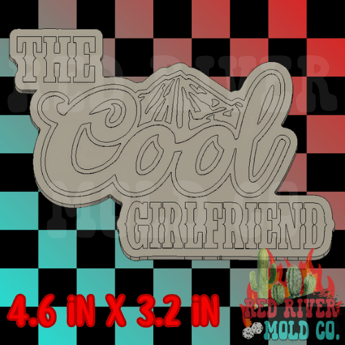 The Cool Girlfriend Silicone Freshie Mold - Red River Mold Co