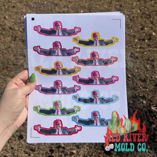 The Freshie Junkie Daddy's Home cardstock grab bag - Red River Mold Co