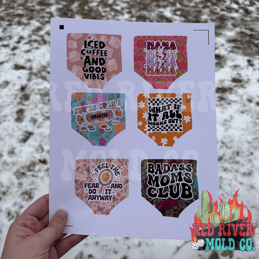 The Freshie Junkie Envelope cardstock grab bag (Fit's all three envelope molds) - Red River Mold Co