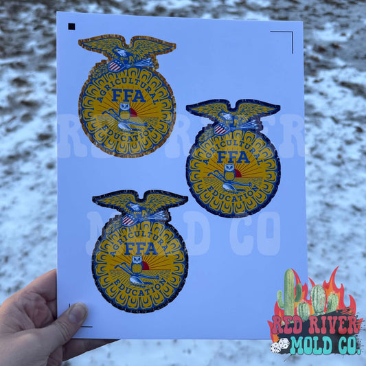 The Freshie Junkie FFA Emblem cardstock grab bag - Red River Mold Co