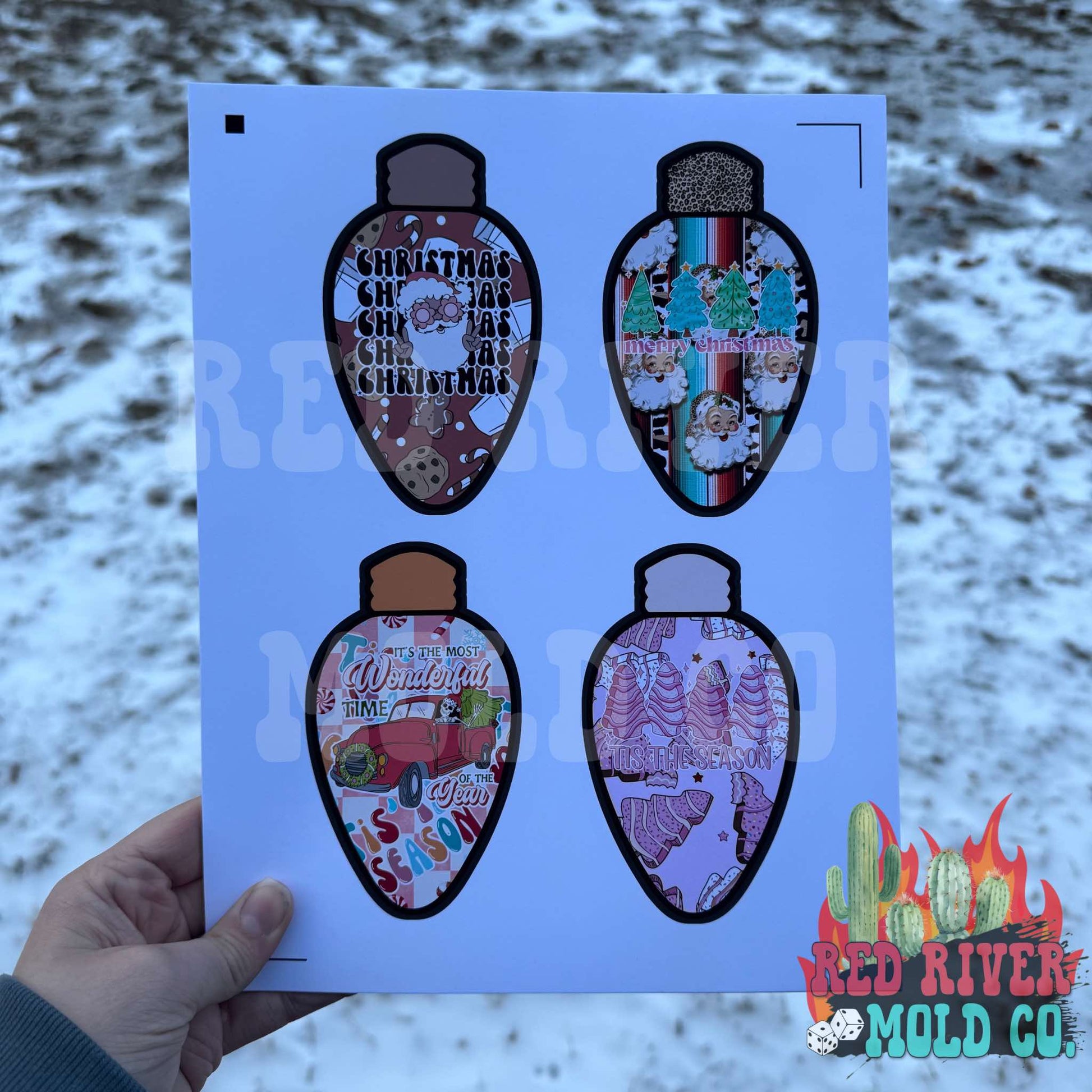 The Freshie Junkie Lightbulb cardstock grab bag - Red River Mold Co
