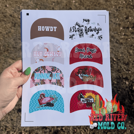 The Freshie Junkie trucker hat cardstock grab bag - Red River Mold Co
