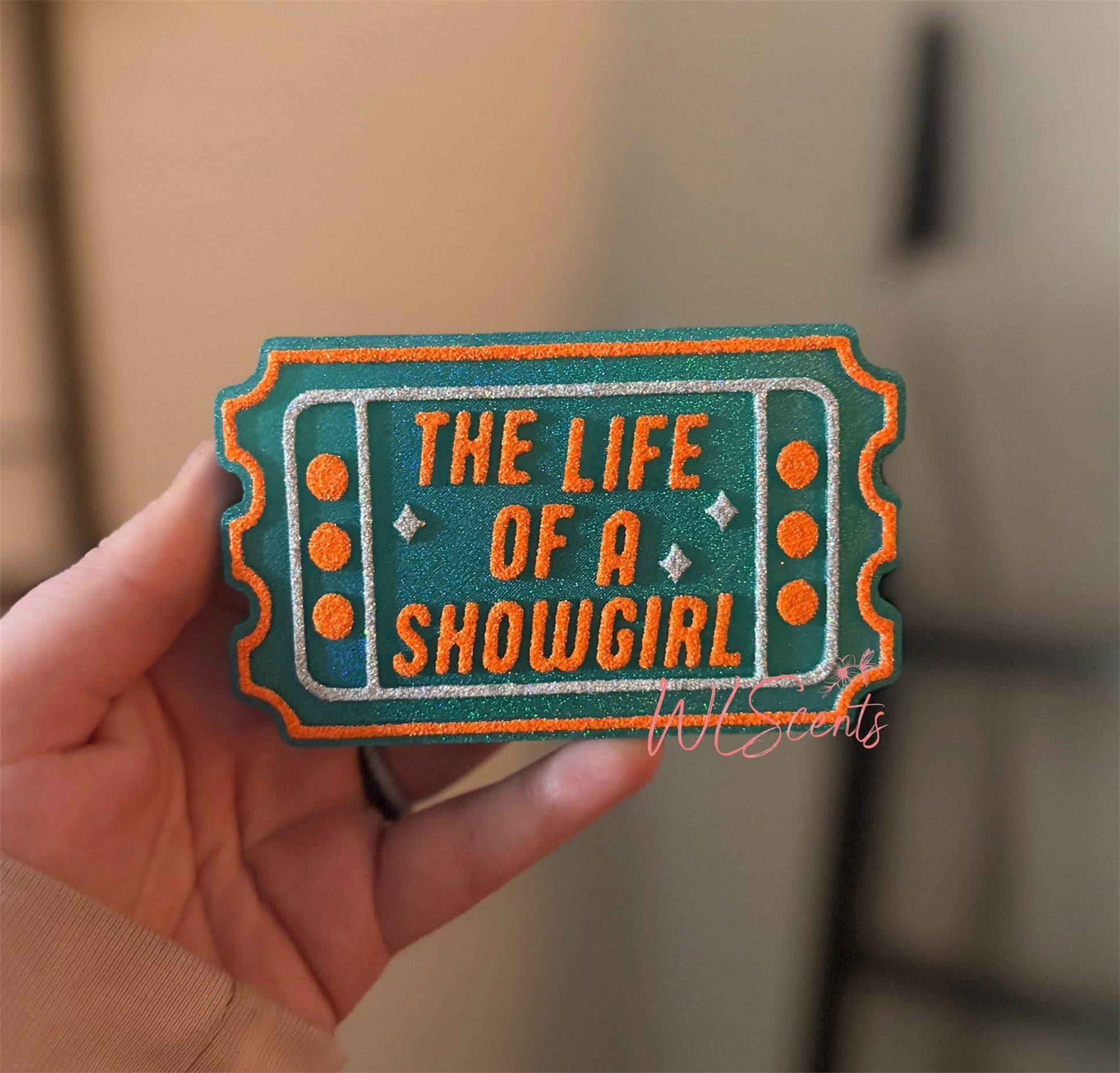 The Life Of A Showgirl Ticket Silicone Freshie Mold - Red River Mold Co