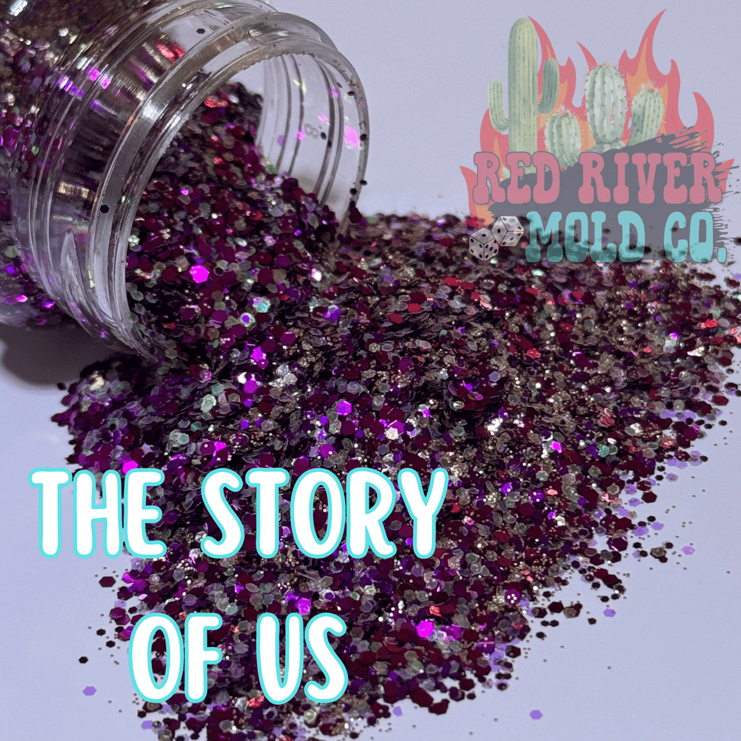 The Story Of Us Premium Mini Chunky Glitter (Metallic) - Red River Mold Co