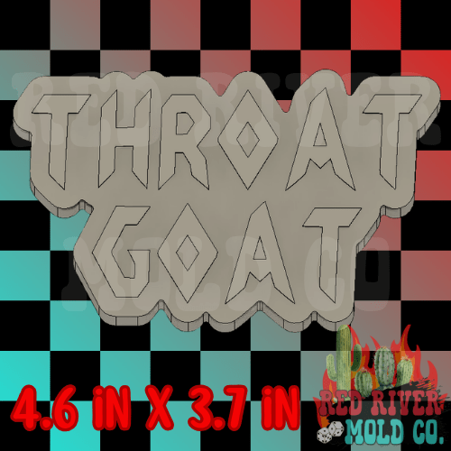 Throat Goat Silicone Freshie Mold - Red River Mold Co