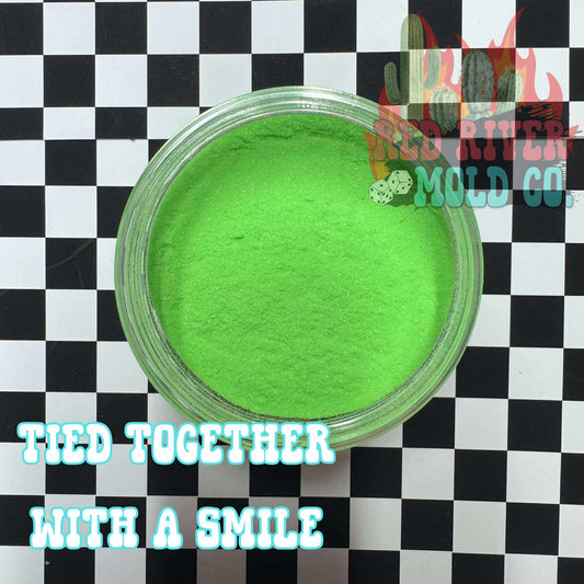 Tied Together With A Smile Premium Ultra Fine Glitter Dust (1/500) Neon Translucent - Red River Mold Co