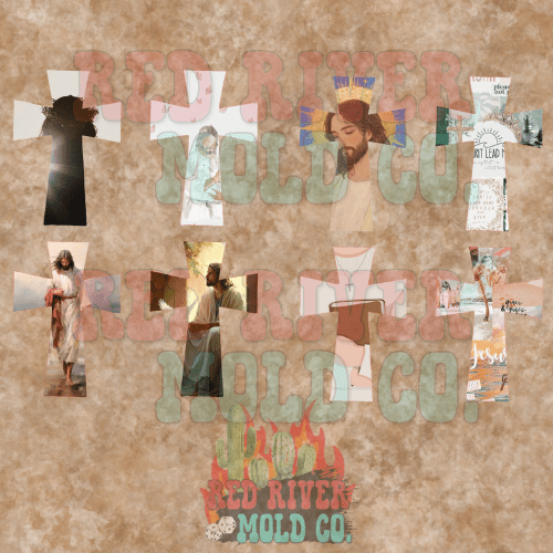 TLB Cross cardstock grab bag - Red River Mold Co