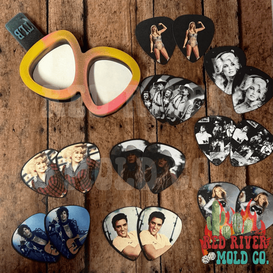 TLB Guitar Pick VENT cardstock grab bag - Red River Mold Co