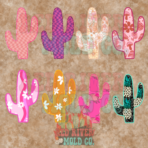 TLB Plain Cactus cardstock grab bag - Red River Mold Co