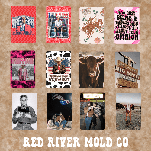 TLB Rectangle cardstock grab bag - Red River Mold Co