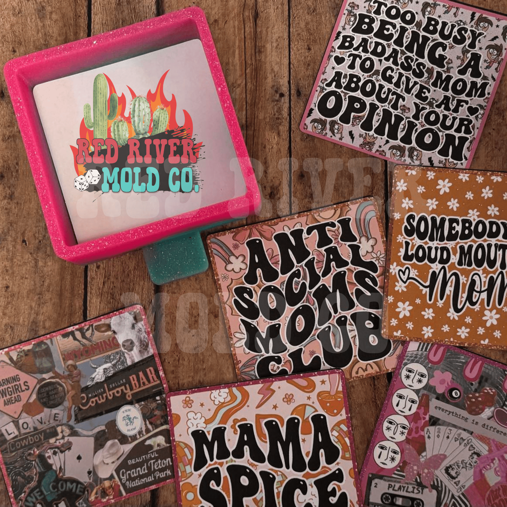 TLB Square cardstock grab bag - Red River Mold Co