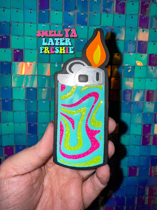 Trippy Lighter Silicone Freshie Mold - Red River Mold Co