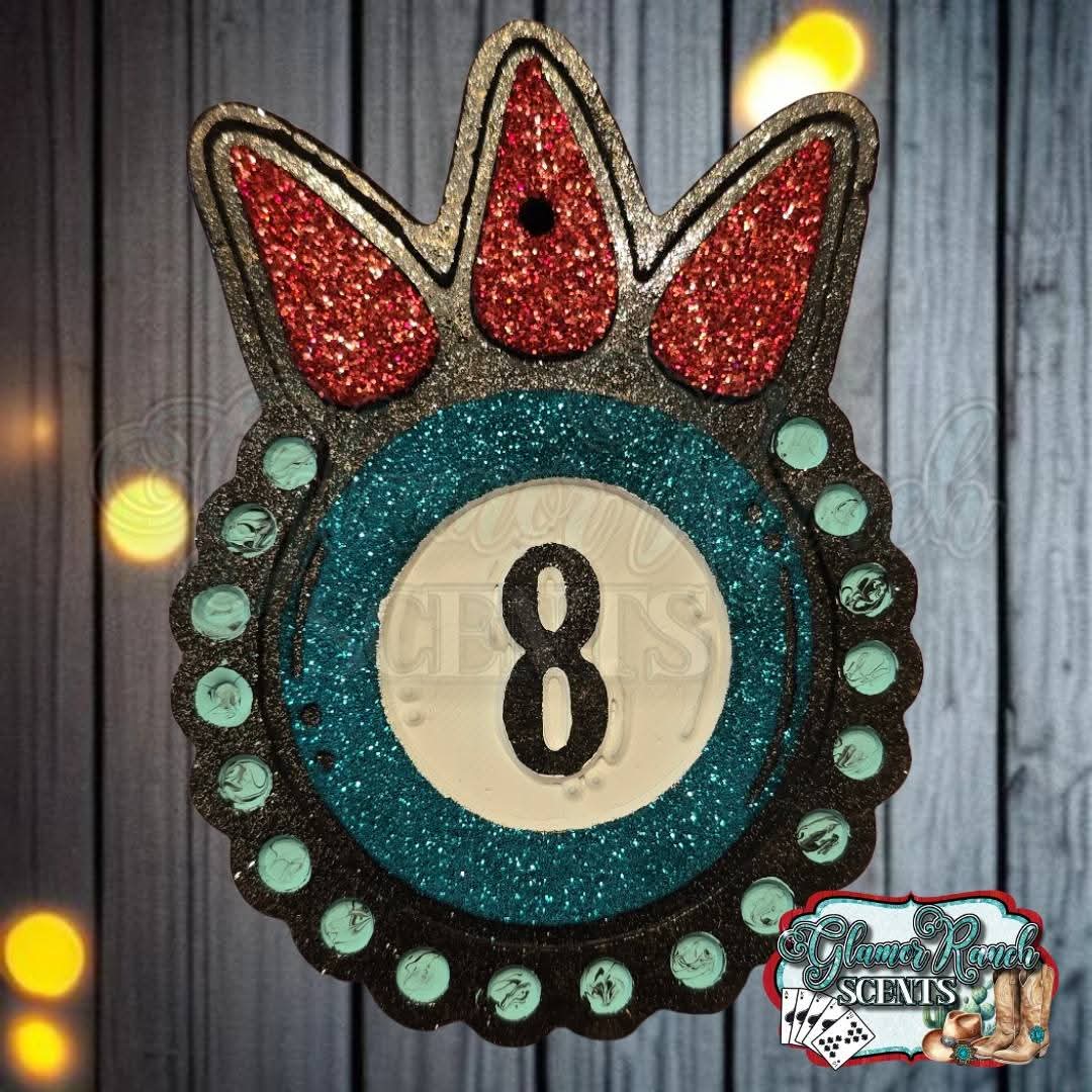 Turquoise Jewelry 8 Ball Silicone Freshie Mold RRMC Exclusive - Red River Mold Co