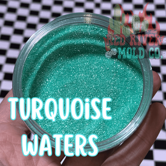 Turquoise Waters Premium Ultra Fine Glitter Dust (1/256) matte - Red River Mold Co