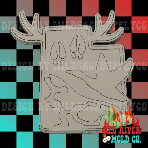 Utah Hunting Season Silicone Freshie Mold - Red River Mold Co
