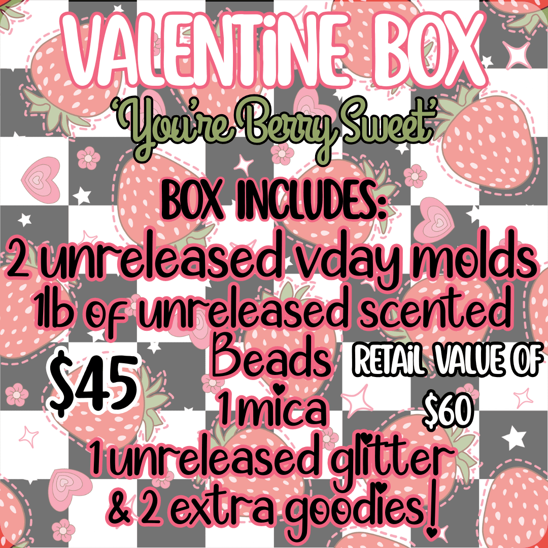 Valentine Box "You're Berry Sweet" Pre - Order - Red River Mold Co