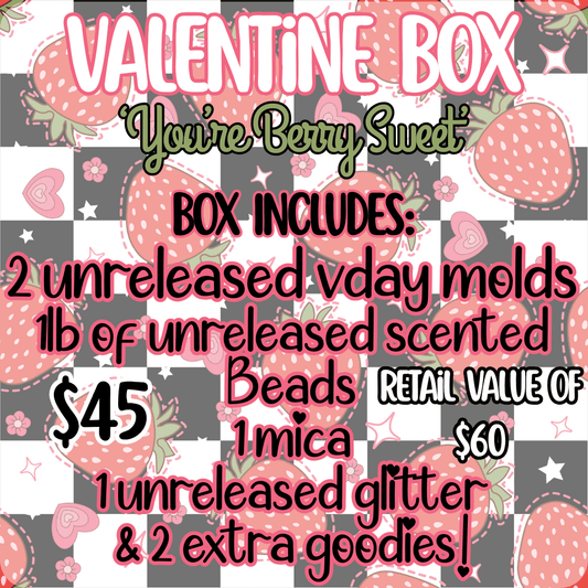 Valentine Box "You're Berry Sweet" Pre - Order - Red River Mold Co