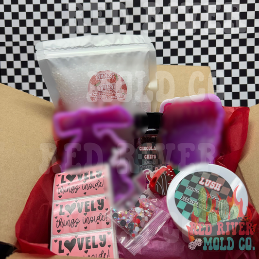 Valentine Box "You're Berry Sweet" READY TO SHIP - Red River Mold Co